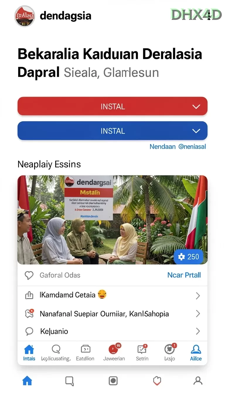 Cuplikan layar DULTOGEL — halaman utama