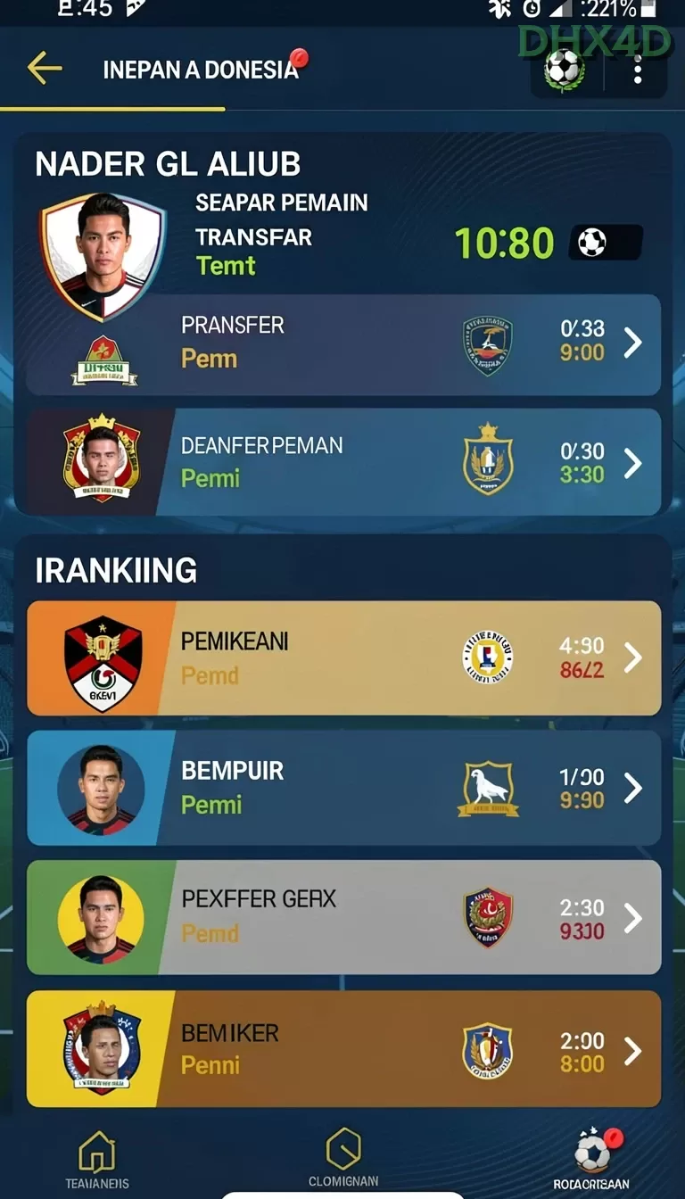 Cuplikan layar DULTOGEL — pengaturan akun